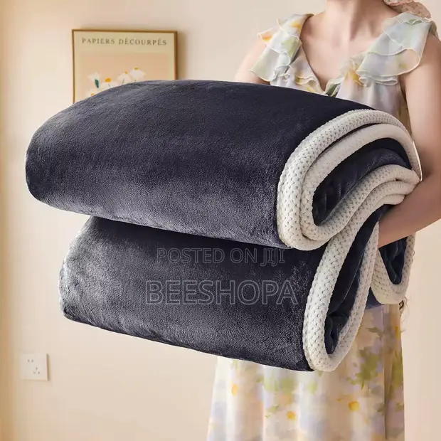 Milk Velvet Blanket with Edge Trim - New Model - 1