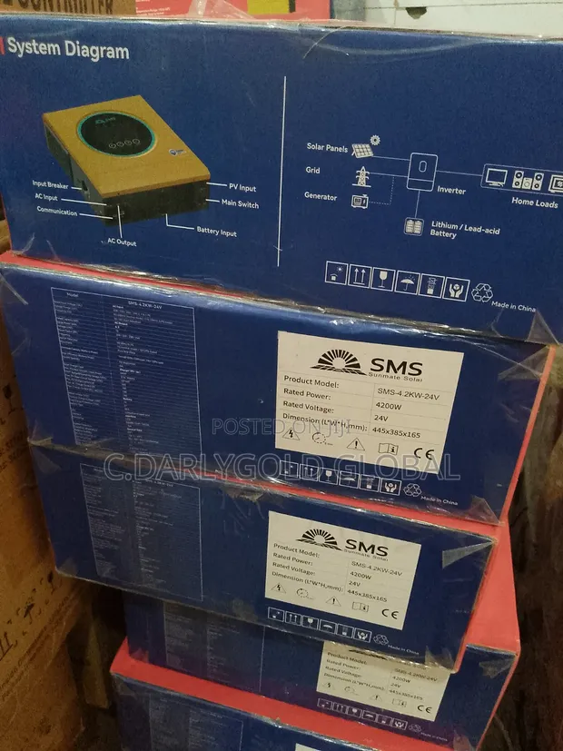 SMS 4.2kva 24v Hybrid Inverter - 1