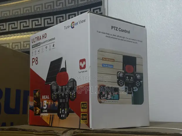 P9 12MP 4G Solar PTZ Security Camera - 1