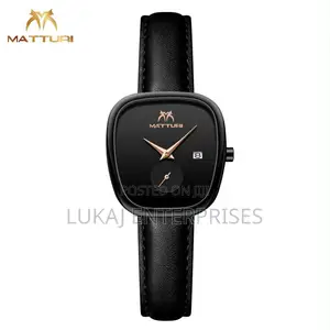 Matturi Leather Classic Watch - Brand New