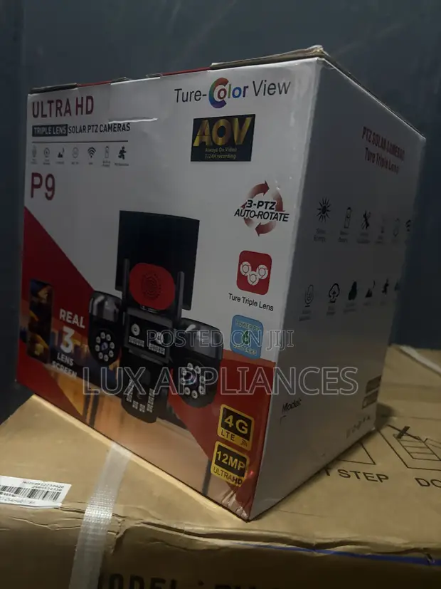 4G Connected P9 12MP Solar PTZ Security Camera - 1