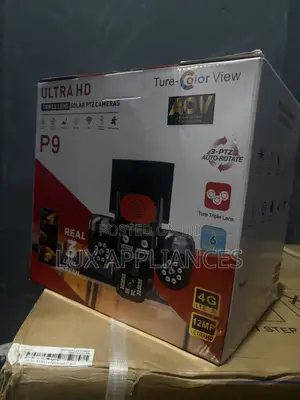 P9 12MP Solar PTZ Kamara Mai Haɗin 4G