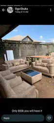 Home Interiors Chair and Center Table Set - 2