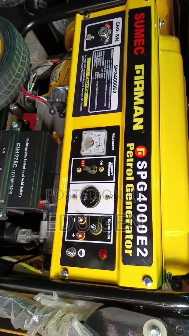Firman SPG4000E2 4.8KVA Original Generator - 1