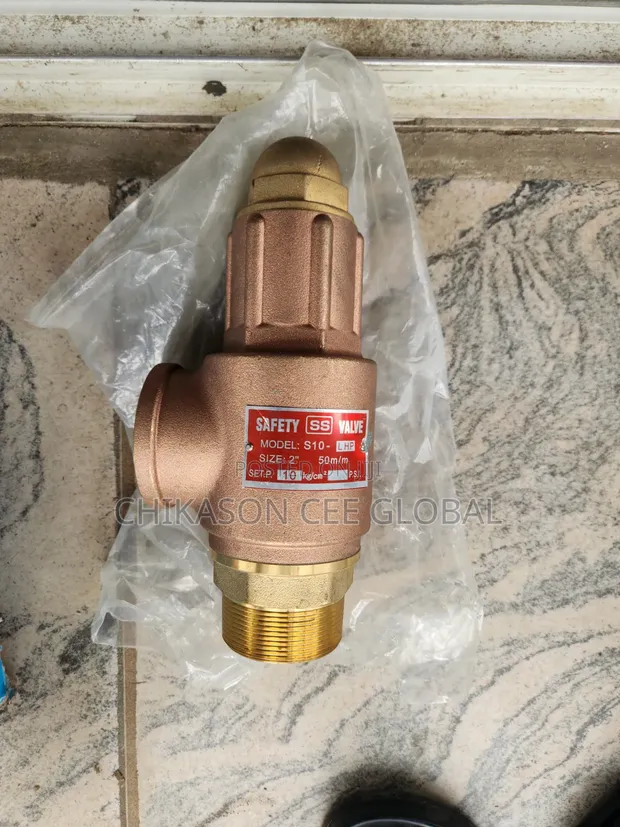 Knuckle Pressure Relief Valve 2" NPT x 80 PSI - 1