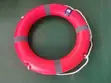 Red Marine Life Ring Buoy with Reflective Strips - 2