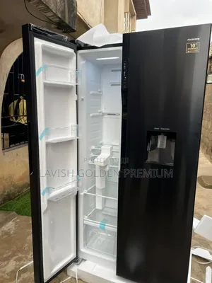 Polystar 502L Side by Side Inverter Refrigerator with Water Dispenser