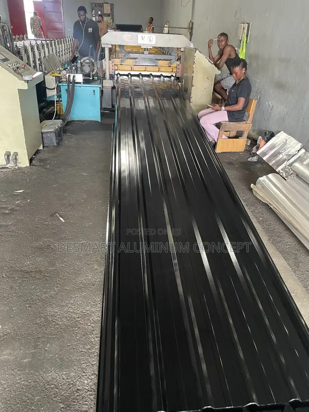 Premium Black 0.55mm Aluminium Roofing Sheets - 1