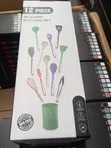 12pcs Pure Silicone Spoon Set - 2