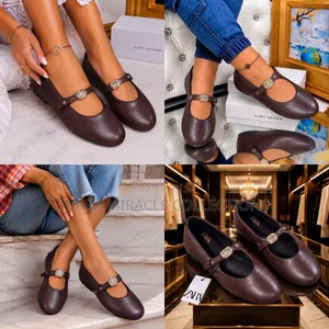 Kurt Geiger Mata Na Flat Shoes Na Gargajiya Launin Baki