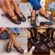 Kurt Geiger Mata Na Flat Shoes Na Gargajiya Launin Baki - 1
