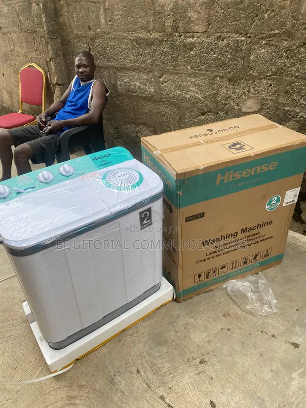 Hisense 7.5KG Mashin Wanki Da Bushewa ta Hannu - 1