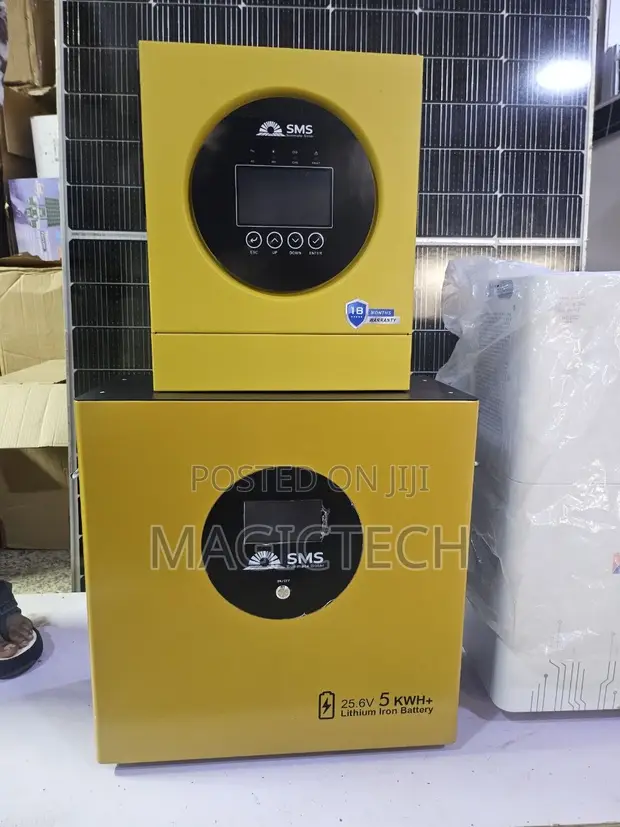 SMS 5KW Hybrid Inverter + 5KWH Lithium Battery Combo - 1