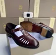 Richwanaz Men's Luxury Classic Brown Sandals - Size 40-46 - 1