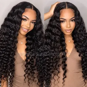 Doguwar Gashi Mai Laushi Mai Launi (Deep Wave) Na Gaskiya Mai Gaban Lace