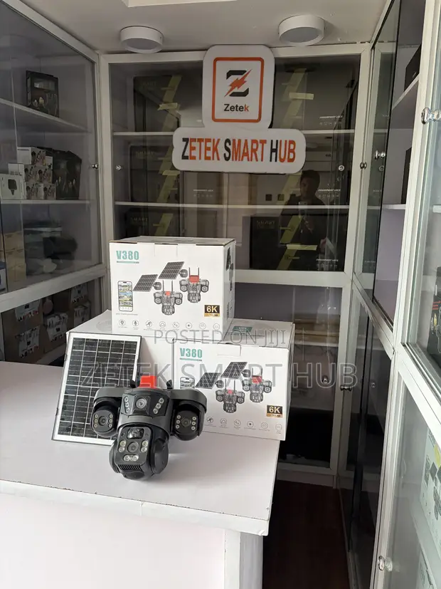 V380 Solar Camera with 3 Lenses - 1
