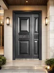 Armored Pure Copper Cast Villa Entrance Door - 7ft x 4ft - 1