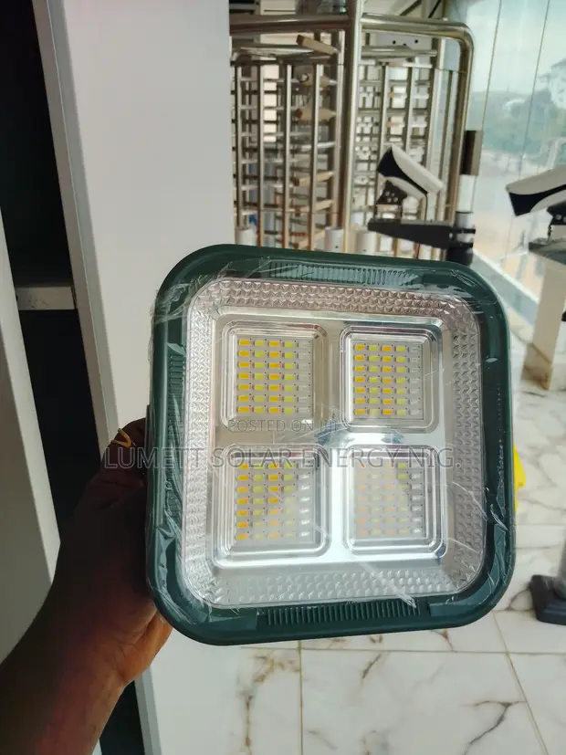DP Rechargeable Solar Flood Light for Outdoor Use - 1