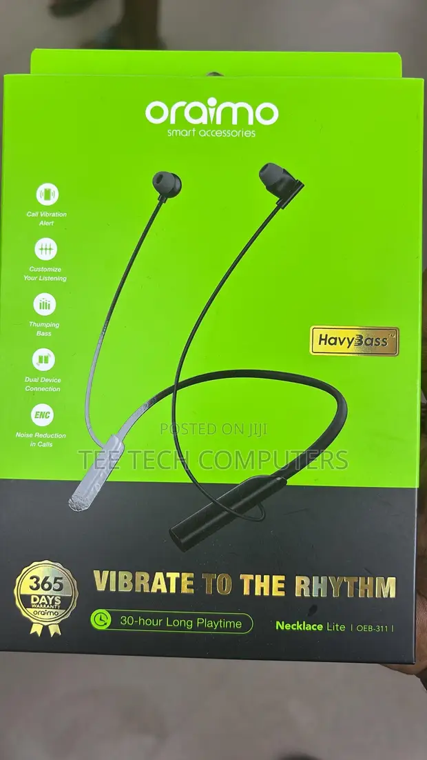 Oraimo Necklace Lite OEB-311 Bluetooth Earphones - 1