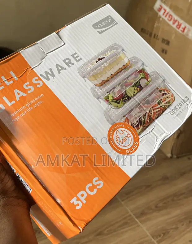 Deli Glass Food Storage Containers (700ml) - 1