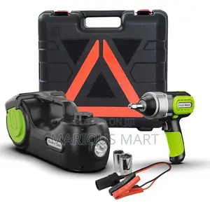 Electric Hydraulic 5-Ton Jack & Impact Wrench (12V DC)