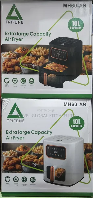 Trifone 10L Babban Air Fryer Mai Dijital
