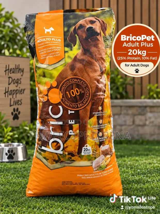 BricoPet Adult Plus Dog Food 20kg - 1