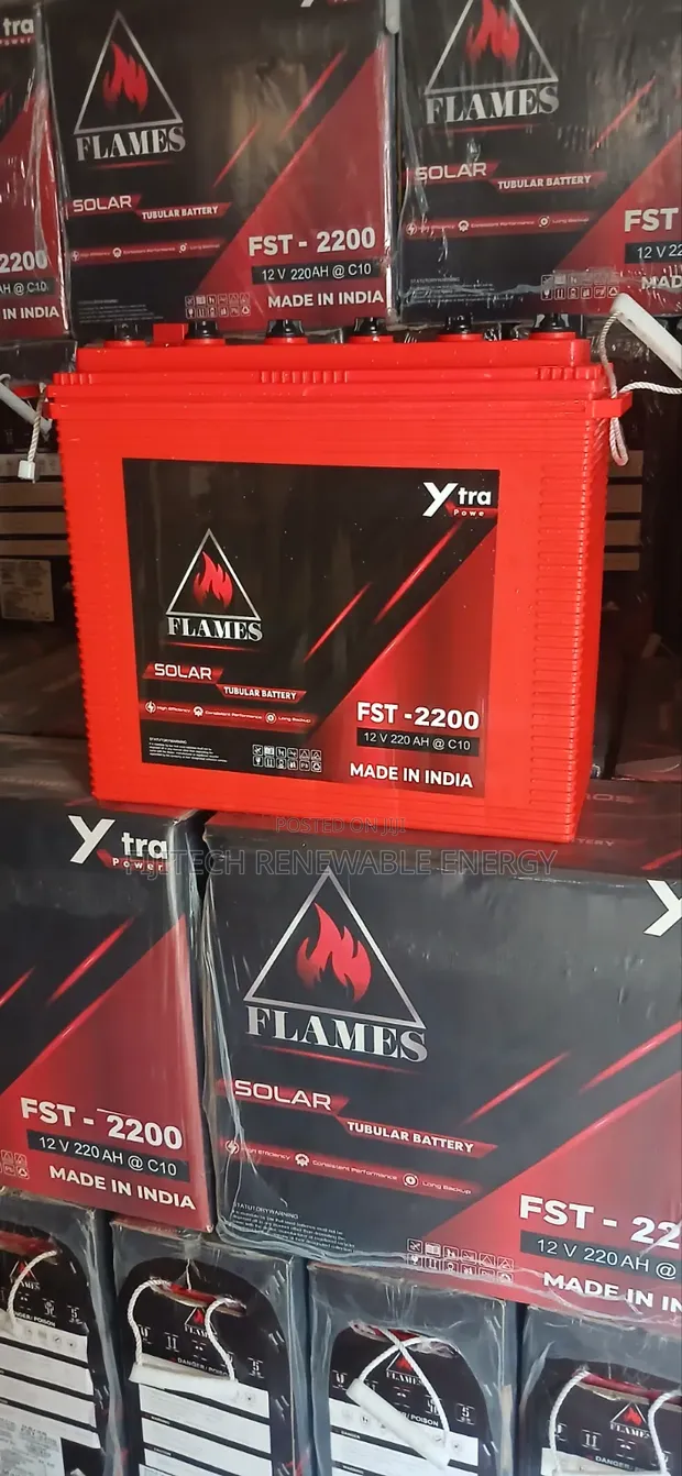 Baturin Inverter na Flames Tubular 220Ah - 1