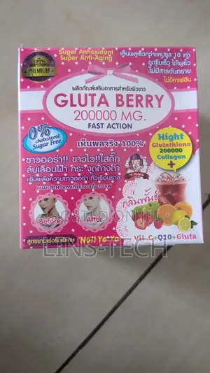 Gluta Berry Fast Action Skin Lightening & Glow Supplement