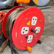 Heavy Duty Extension Cable Reel 50m, 4-Way Industrial Socket - 1