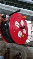 Heavy Duty Extension Cable Reel 50m, 4-Way Industrial Socket - 2