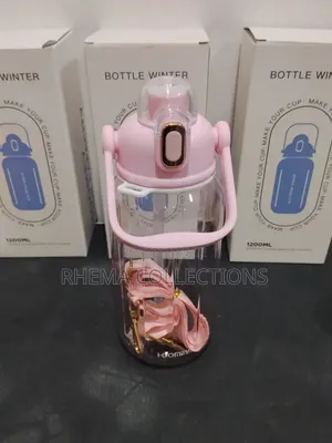 1200ml Quality Water Bottle with Straw