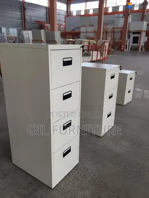 Heavy-Duty 4-Drawer Metal Filing Cabinet with Locks