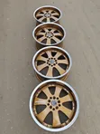 17 Inch Universal Hole Gold BBS Wheels - 3
