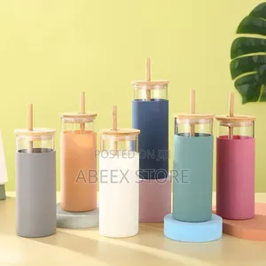 Water Flasks with Straw