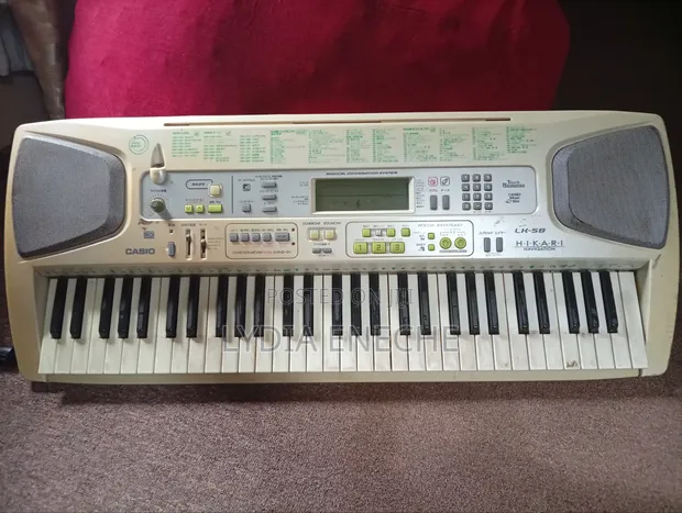 Casio LK-58 Electronic Keyboard with Adaptor - 1