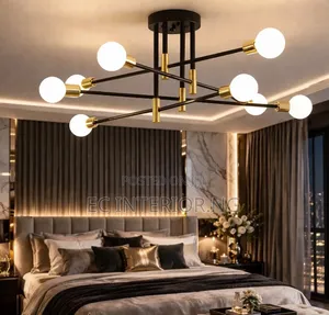 4-Fitilar Sputnik Chandelier Ta Zamani