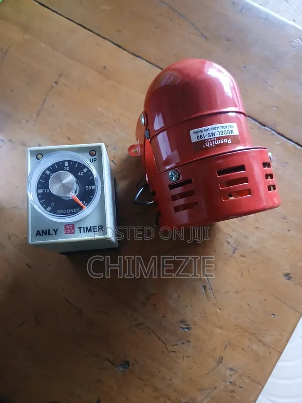 Sabon Siren Alarm da Timer da Base - 1