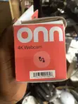 ONN 4K Webcam with Autofocus & Dual Mics - 3