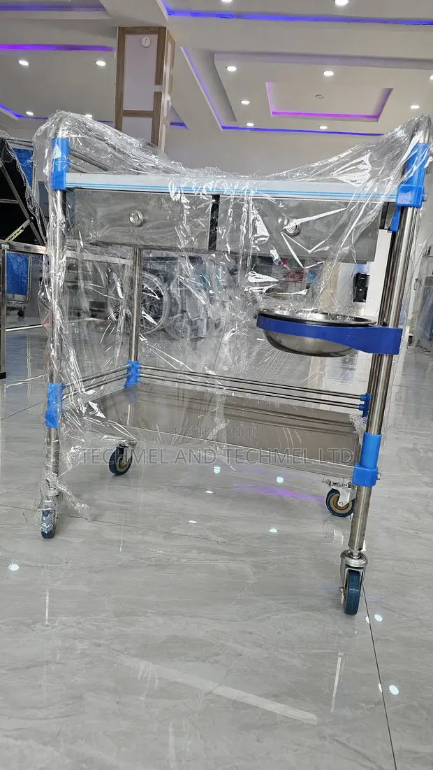 Instrument Trolley with 2 Drawers - 1