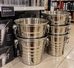 10L Wine Ice Bucket - Stainless Steel
