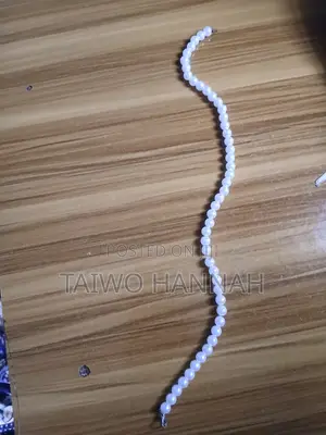 Fashion Jewelry White Silver-Plated Necklace