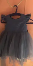 Brand New Blue Winter Dress for Toddler Girl (A&BC) - 1