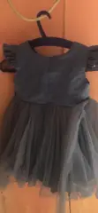 Brand New Blue Winter Dress for Toddler Girl (A&BC) - 2