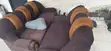Home Interiors 5-Seater Sofa Set - Brown Suede - 3