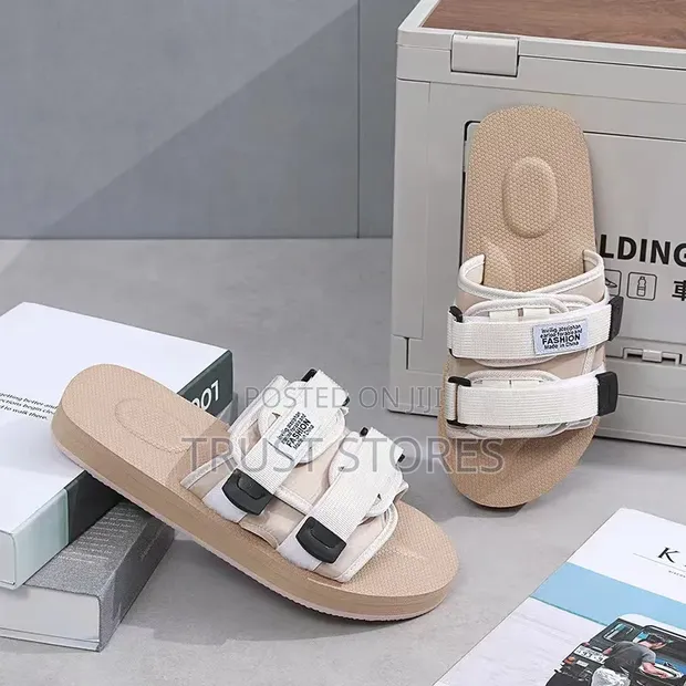 Quality Tech Slide Sandals - Black - 1