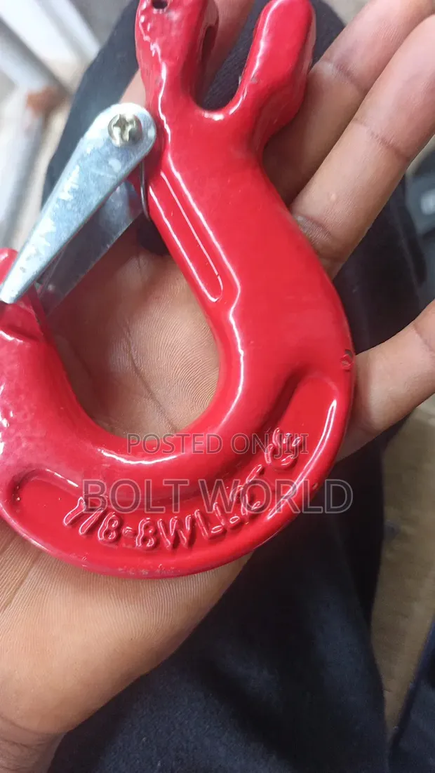 8mm Eye Hook Direct to Chain, 2 Ton Capacity - 1