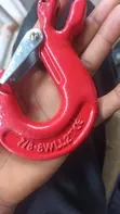 8mm Eye Hook Direct to Chain, 2 Ton Capacity - 1