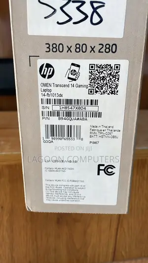New HP Omen Transcend 14-fb0023dx Laptop - Intel Core Ultra 7, 32GB RAM, RTX 4060