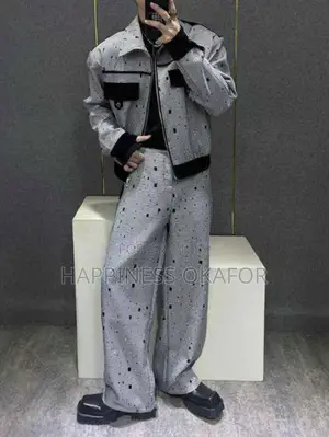Nia's Empire Unisex Wide-Leg Baggy Trousers